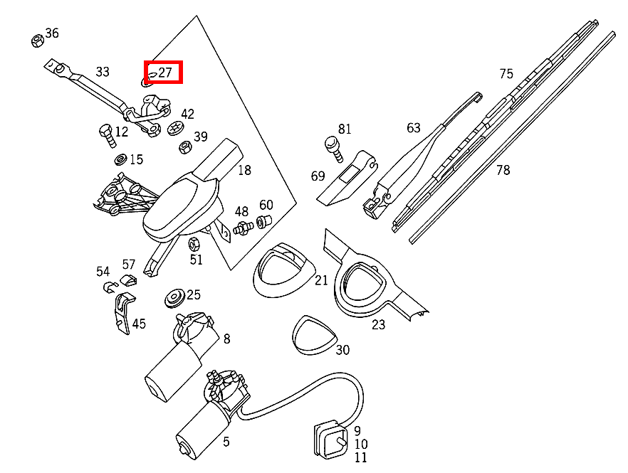 SICHER.SCHEIBE HUBGETRIEBE AN TRAEGER 300TDT/E300DTDT 4M 124
