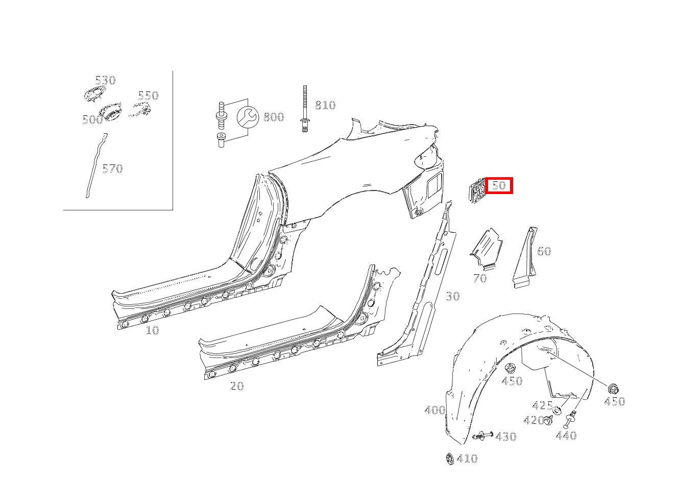 Klappe ENTLUEFTUNGSKLAPPE HINTEN RECHTS SLS AMG GT Roadster Final Edition 197 Klappe ENTLUEFTUNGSKLAPPE HINTEN RECHTS SLS AMG GT Roadster Final Edition 197