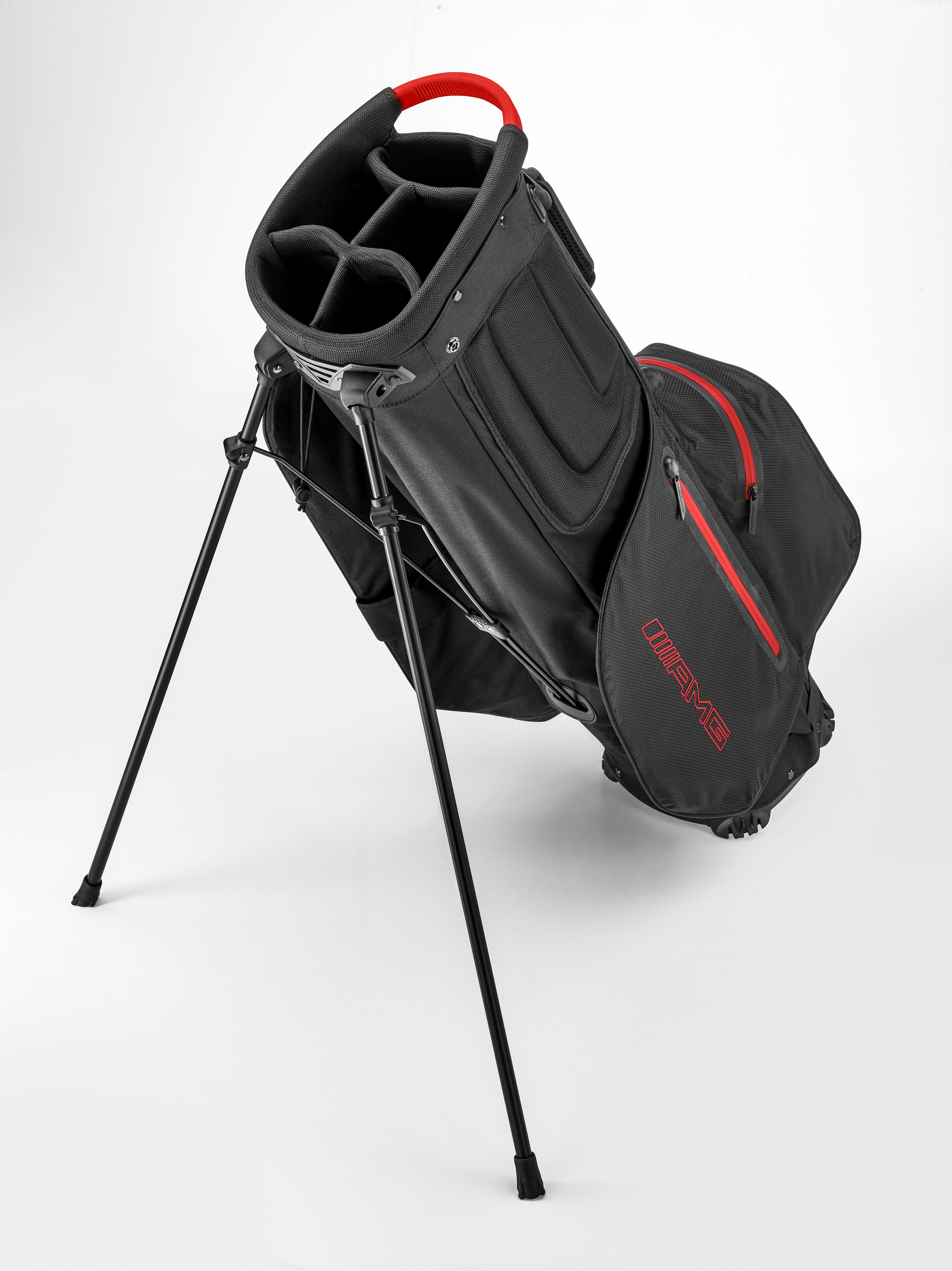 AMG Golf-Standbag schwarz/rot