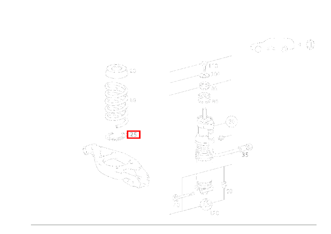 FEDERAUFLAGE UNTEN E280 210