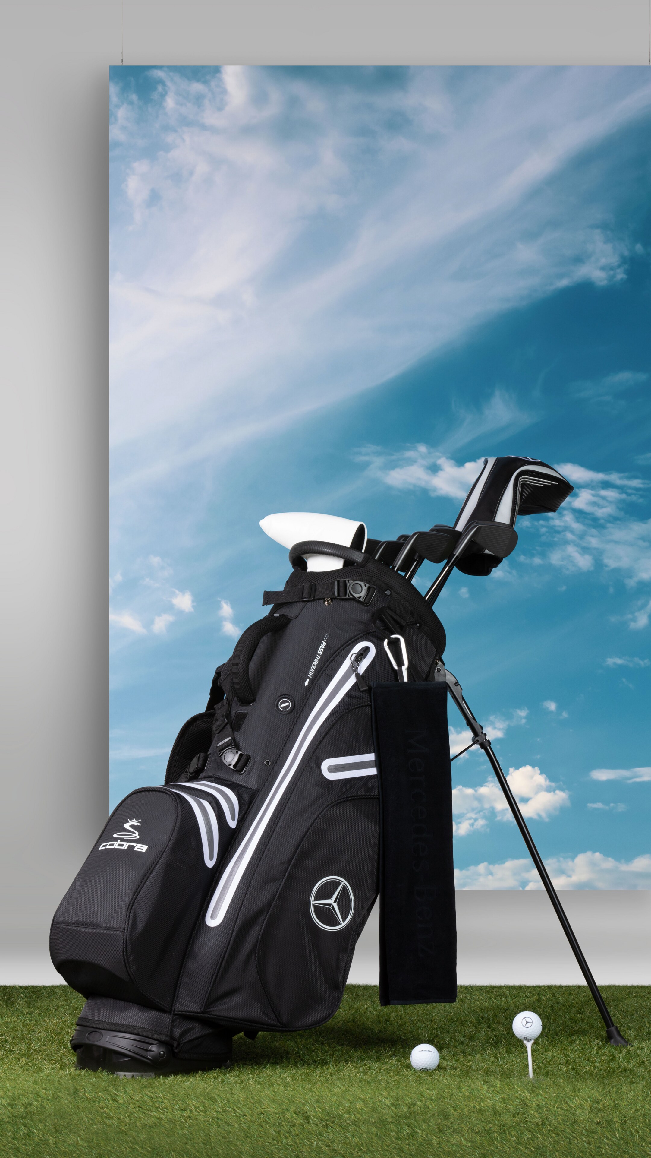 Mercedes-Benz - Golf stand bag & Golf club headcover & Golf gift set, large Golf stand bag & Golf club headcover & Golf gift set, large