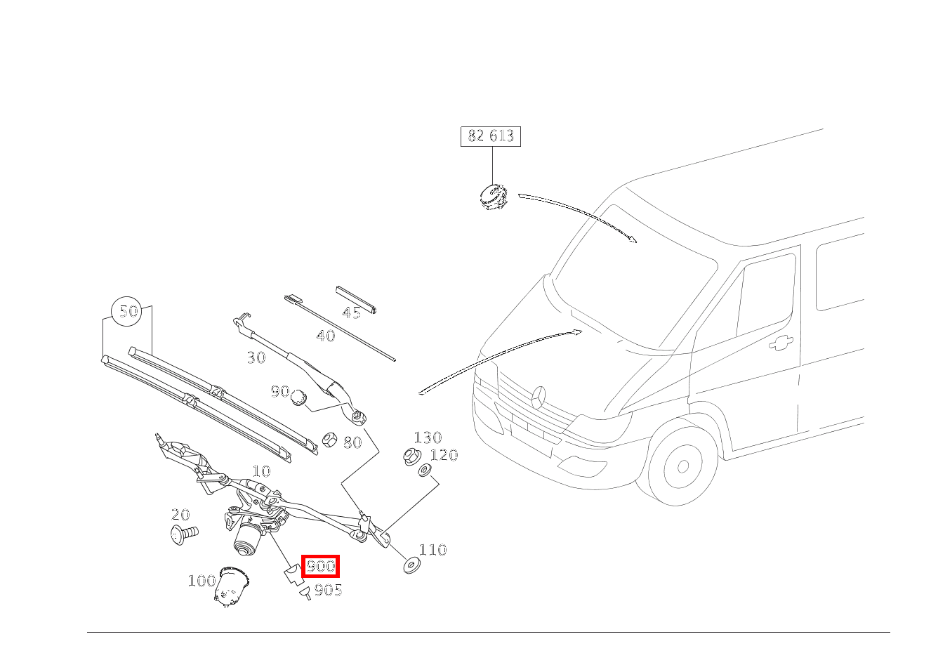 Kupplung, Mechanisch WISCHERMOTOR M6/1; 4-PIN 906