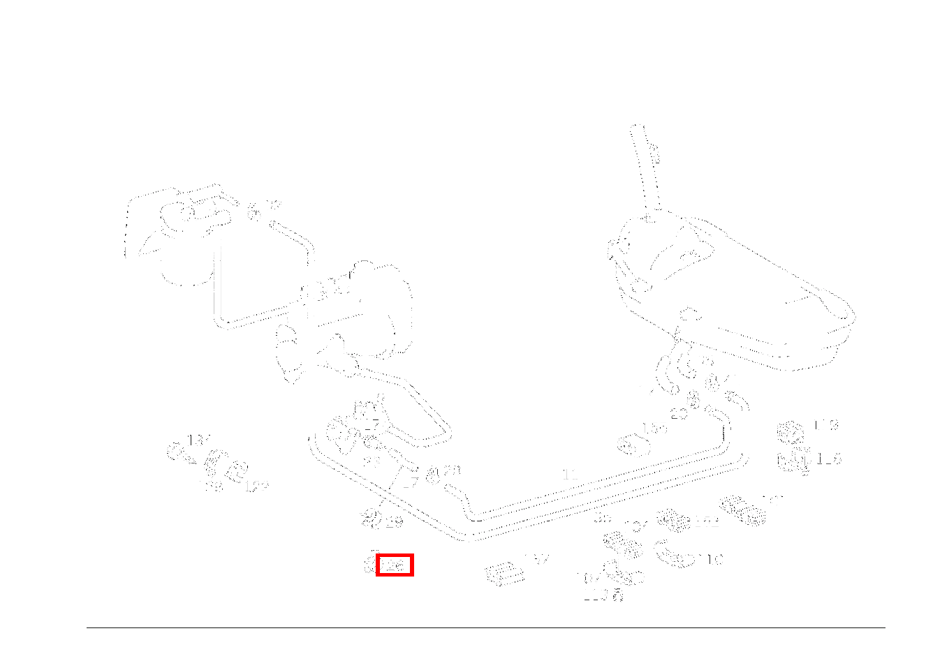 SCHLAUCHHALTER 300TDT/E300DTDT 4M 124