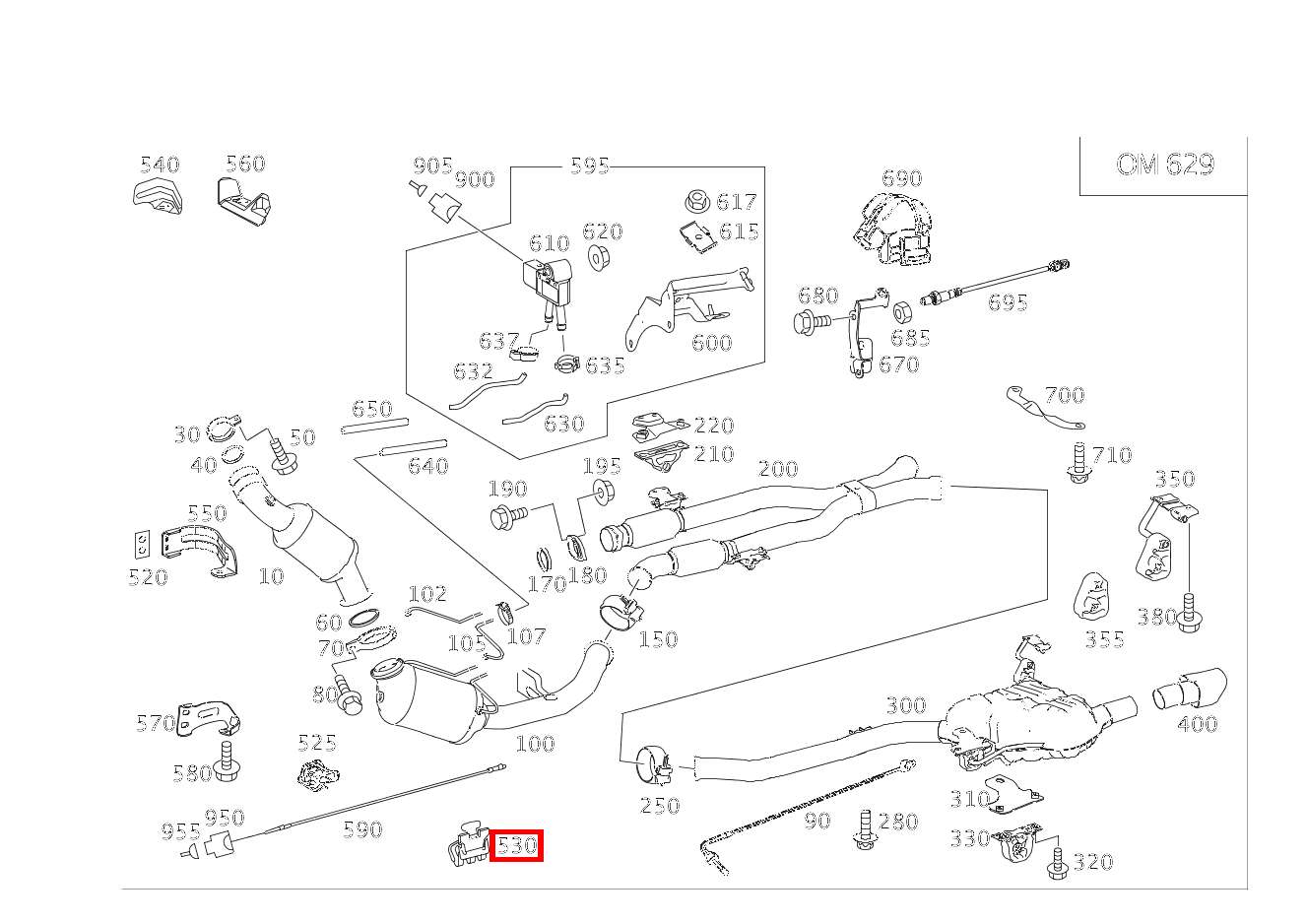 Schelle BEFESTIGUNG SONDENLEITUNG; 18.0X18.5 MM GL420CDI 4M 164 Schelle BEFESTIGUNG SONDENLEITUNG; 18.0X18.5 MM GL420CDI 4M 164