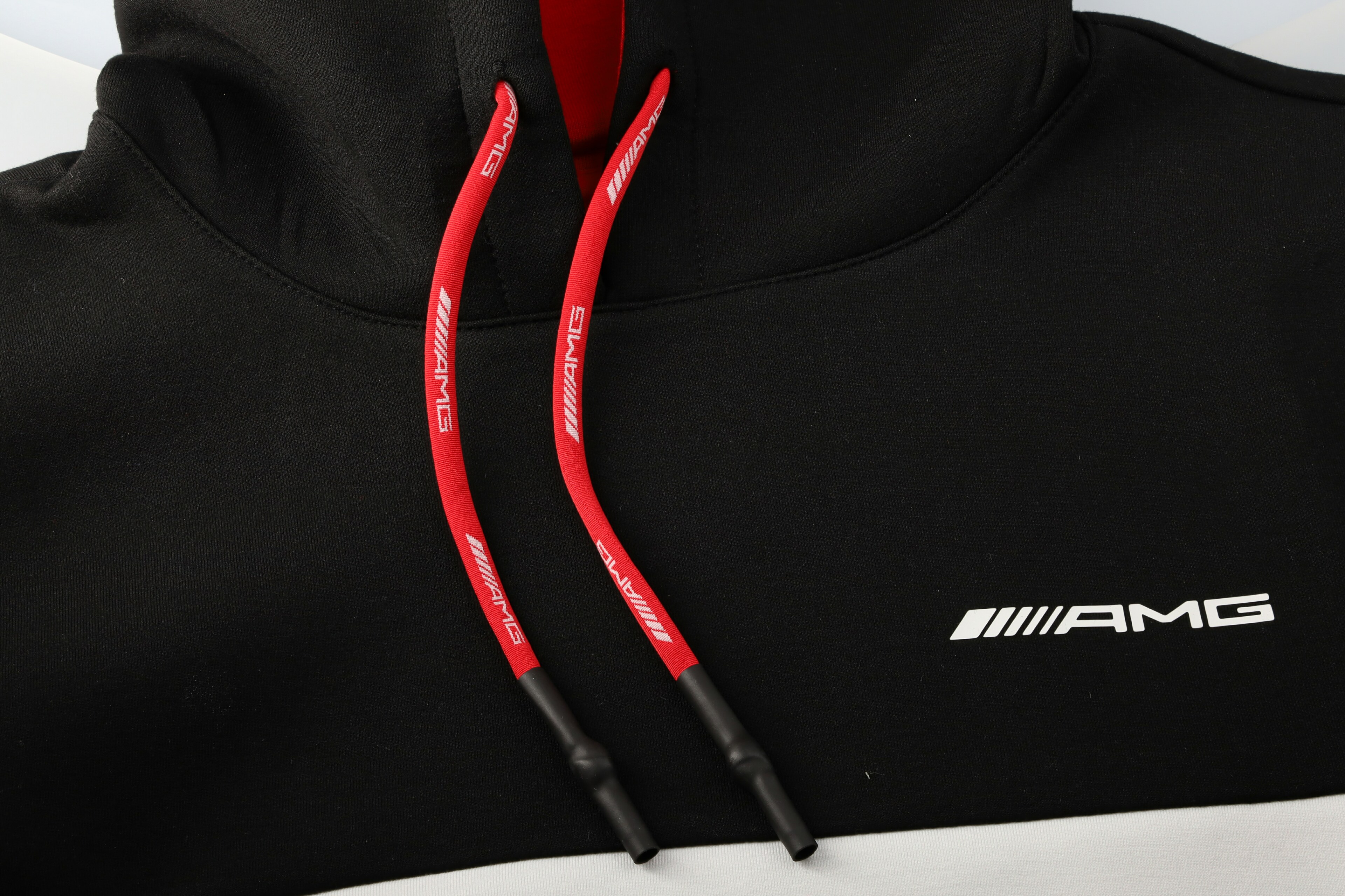 AMG Sweathoodie, Unisex, schwarz/weiß