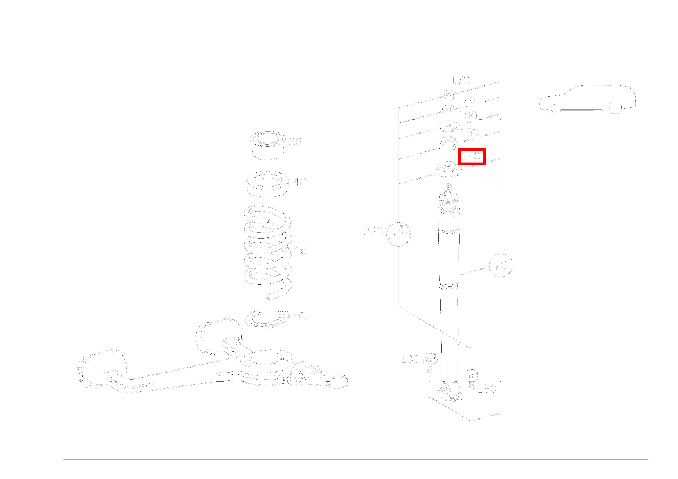 Elastomerlager STOSSDAEMPFER AN RAHMEN E280 210