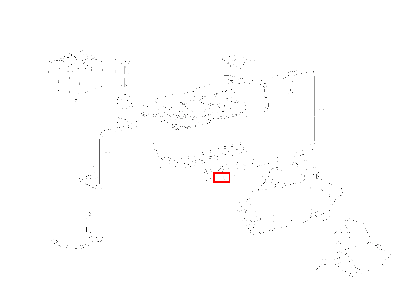 Sechskantmutter LEITUNG AN STARTER KLEMME 30; M8 SLK230 170