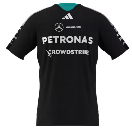 T-Shirt Herren, Fahrer, Mercedes-AMG F1 schwarz T-Shirt Herren, Fahrer, Mercedes-AMG F1 schwarz