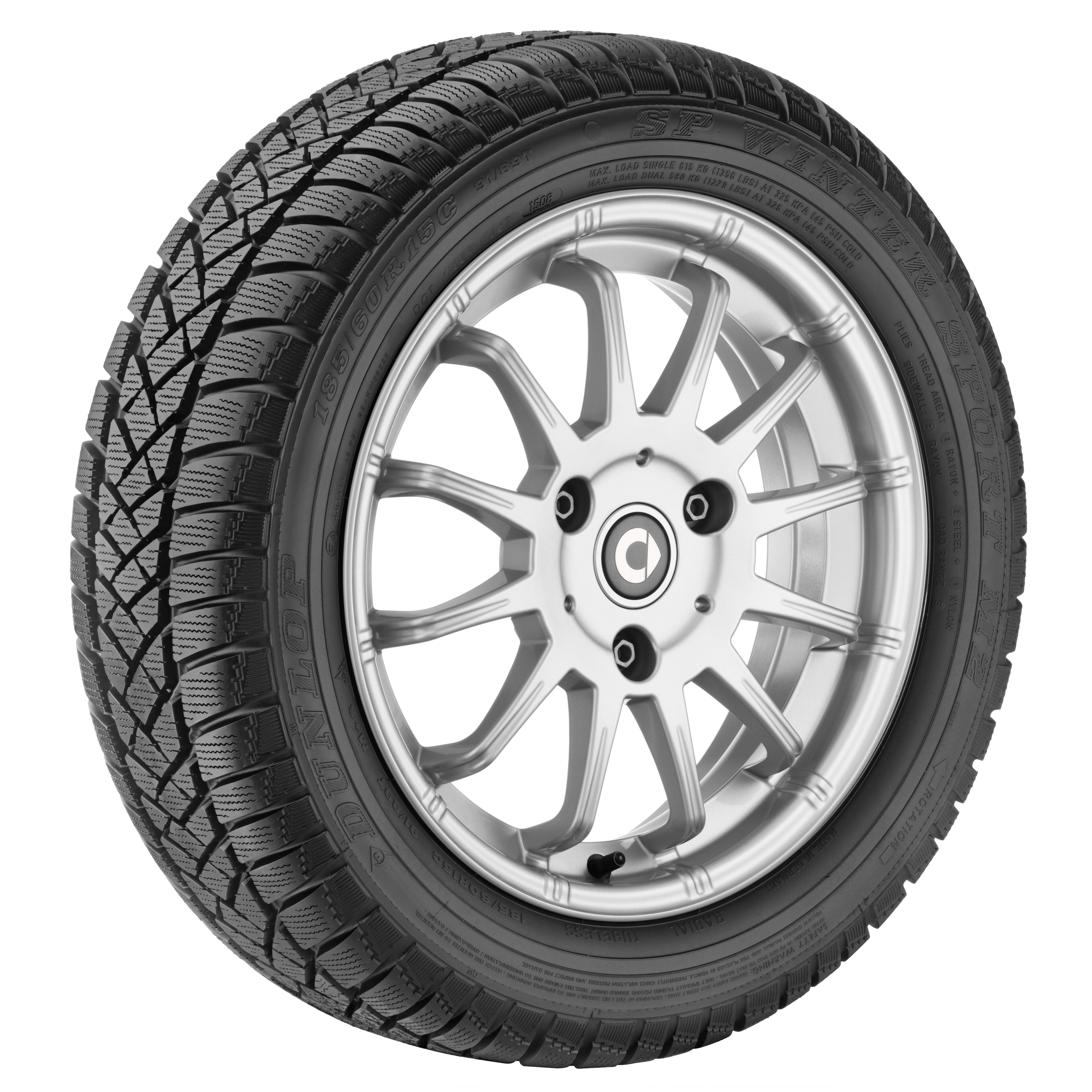 12-Speichen-Leichtmetallrad, 38,1 cm (15 Zoll