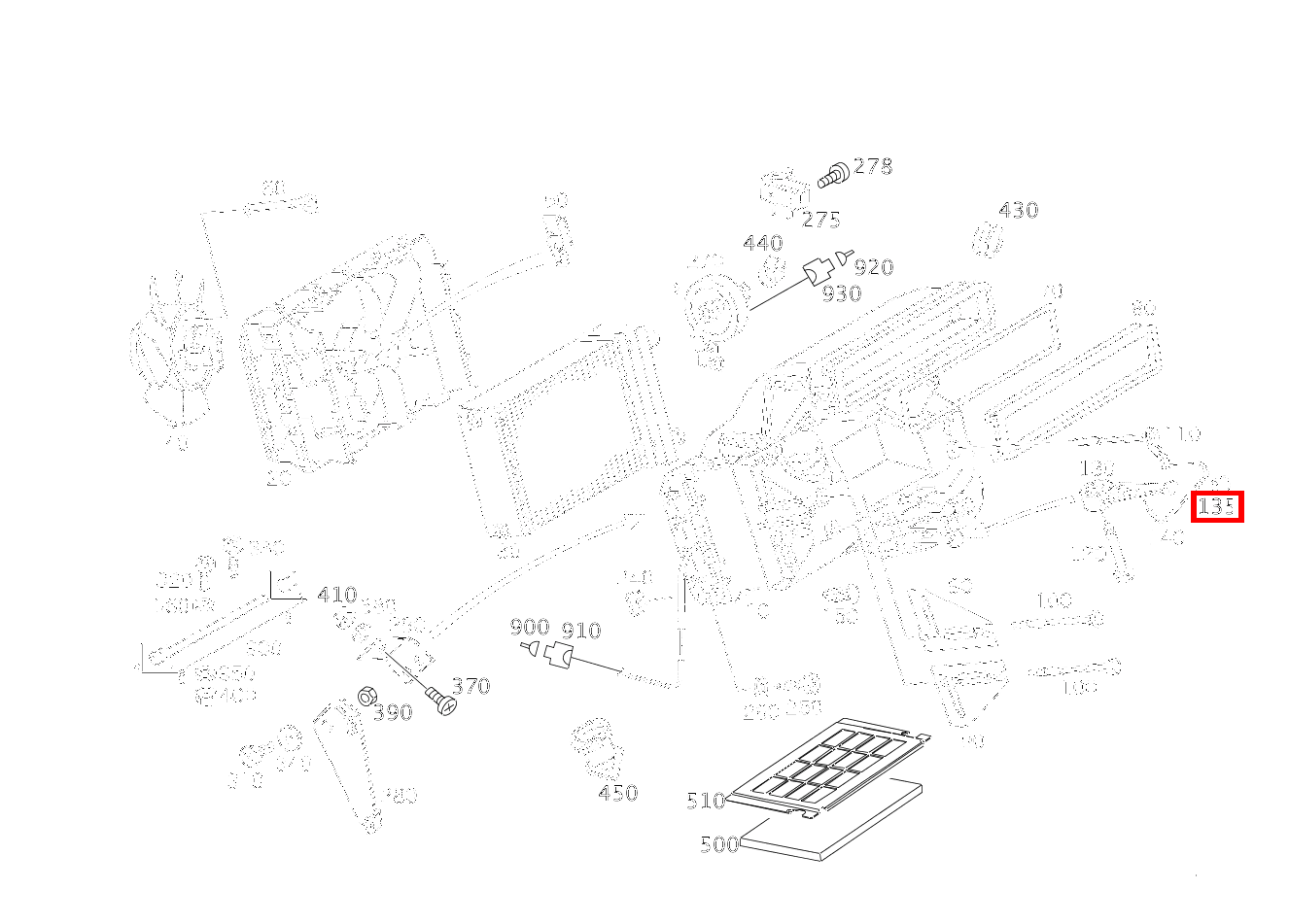 Knopf GEHAEUSE G 300CDI 4X4 2850 461 Knopf GEHAEUSE G 300CDI 4X4 2850 461