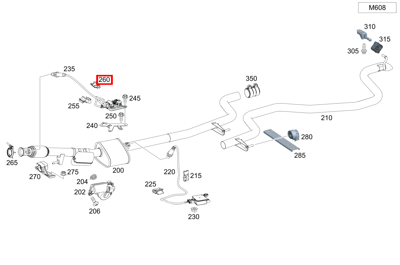 KABELKLEMME BEFESTIGUNG NOX-SONDENLEITUNG B 180 d BCA 247 KABELKLEMME BEFESTIGUNG NOX-SONDENLEITUNG B 180 d BCA 247