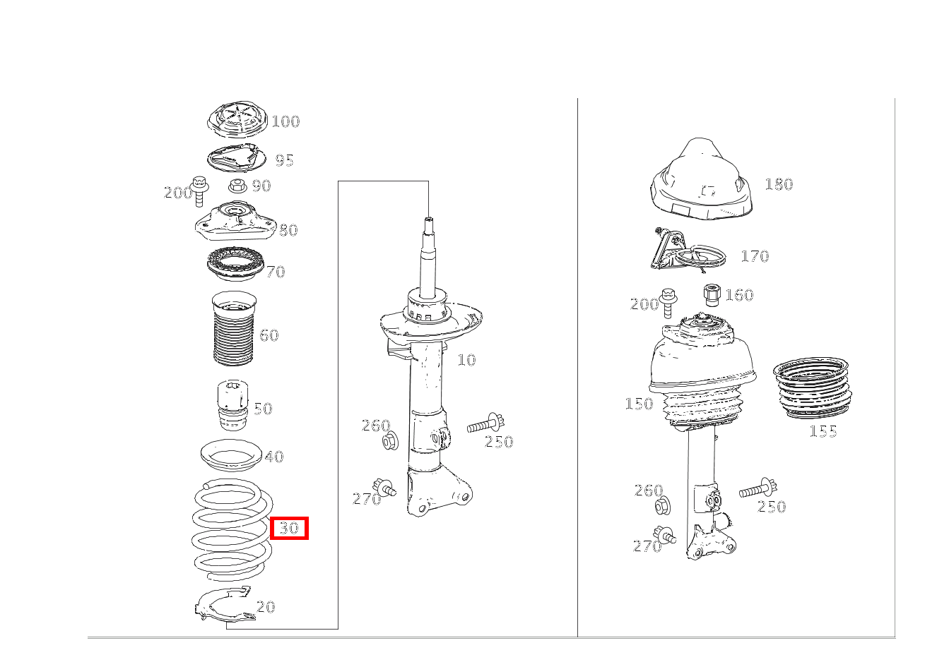 Schraubenfeder FARBKENNZEICHNUNG: 2 X WEISS CLS 250 Shooting Brake BlueTEC 4MATIC 218 Schraubenfeder FARBKENNZEICHNUNG: 2 X WEISS CLS 250 Shooting Brake BlueTEC 4MATIC 218