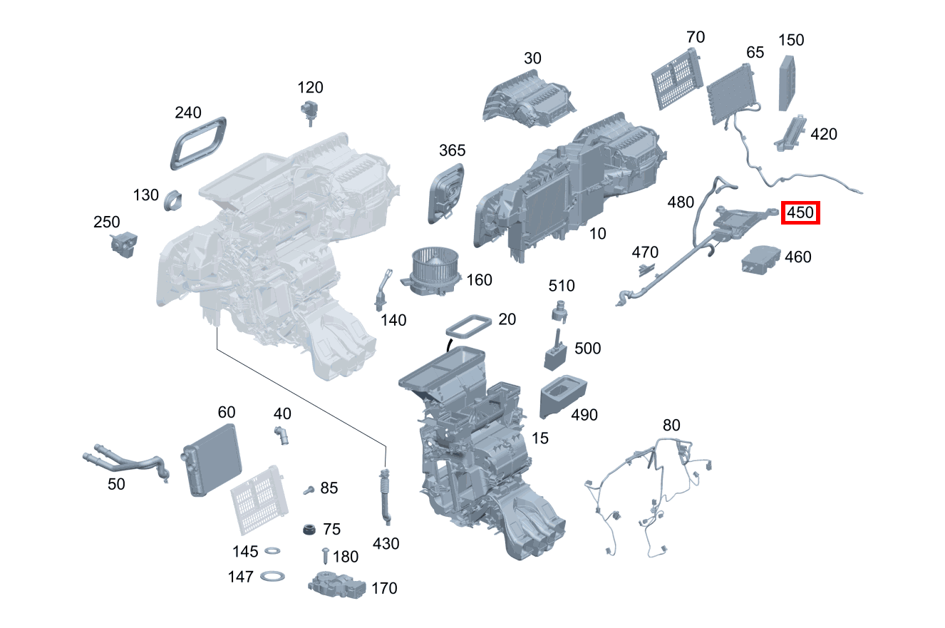 FEINSTAUBSENSOR Sensorkit GLE 450 d 4MATIC Coupé 167