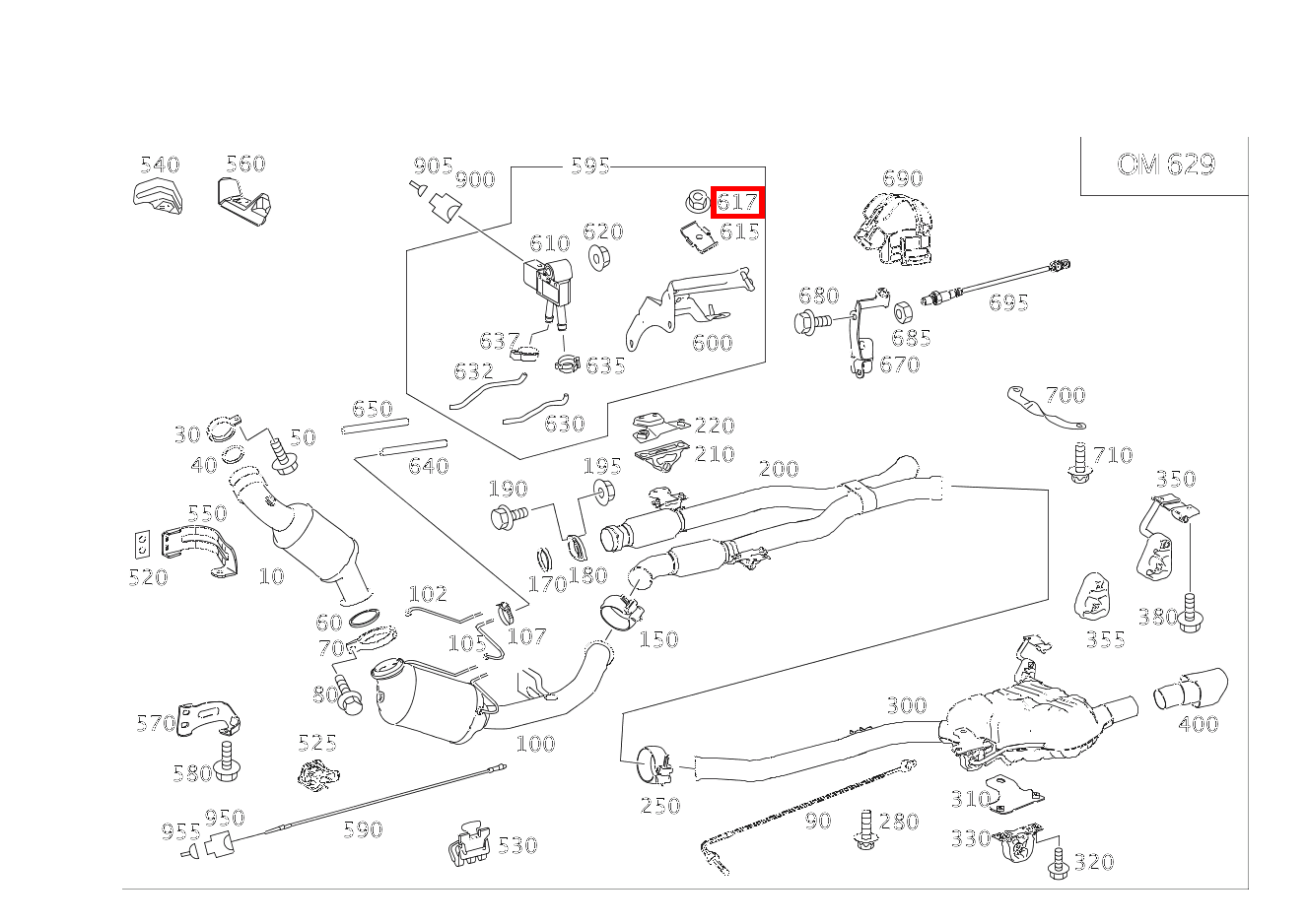 Mutter HALTER; M5 GL420CDI 4M 164
