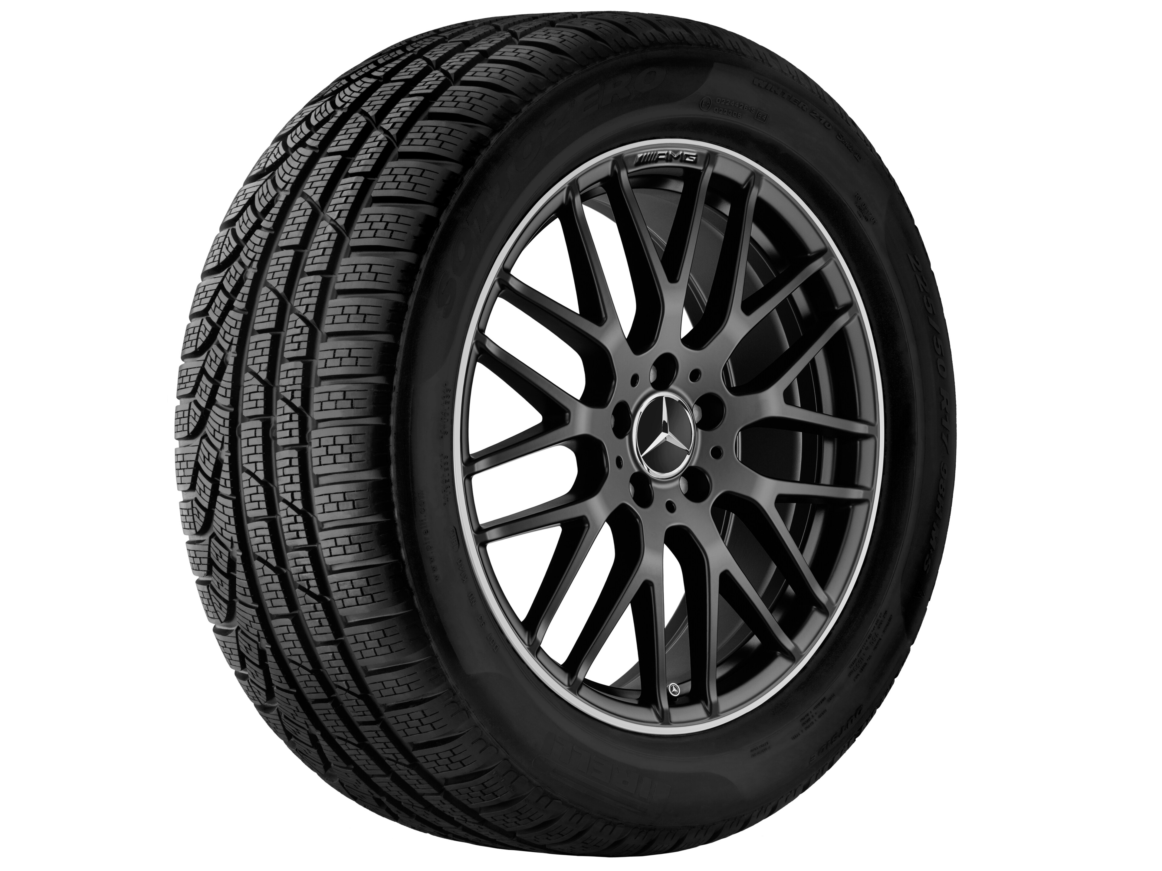 Mercedes-Benz - AMG Leichtmetallrad, im Kreuzspeichen-Design, AMG Leichtmetallrad, im Kreuzspeichen-Design,