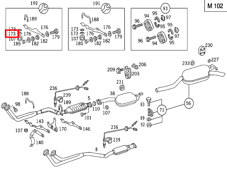 Tellerfeder AUSPUFFROHR VORN AN HALTER B 180 247