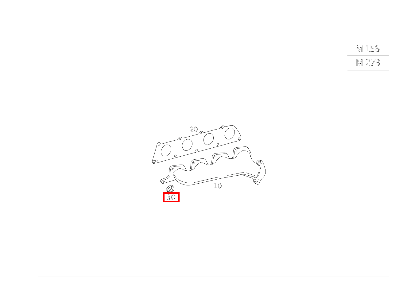 Sechskantmutter AUSPUFFKRUEMMER; M6 CL 500 Coupé 4M BCA 216