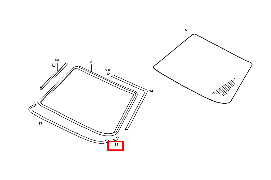 Zierrahmen 230 TE 123