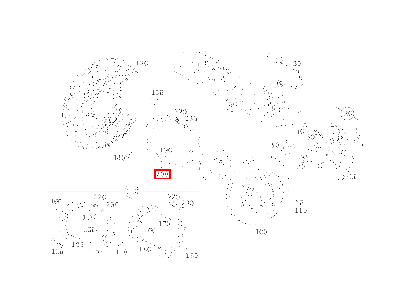 Zylinderstift BREMSSEILZUG C 320 Sportcoupé 203 Zylinderstift BREMSSEILZUG C 320 Sportcoupé 203