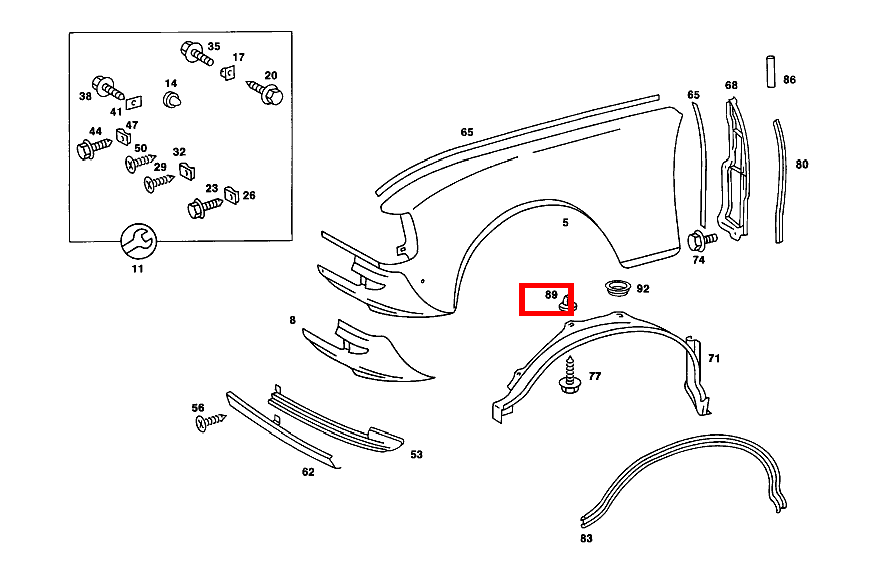 Dübel TRENNWAND AN RADEINBAU 230 TE 123