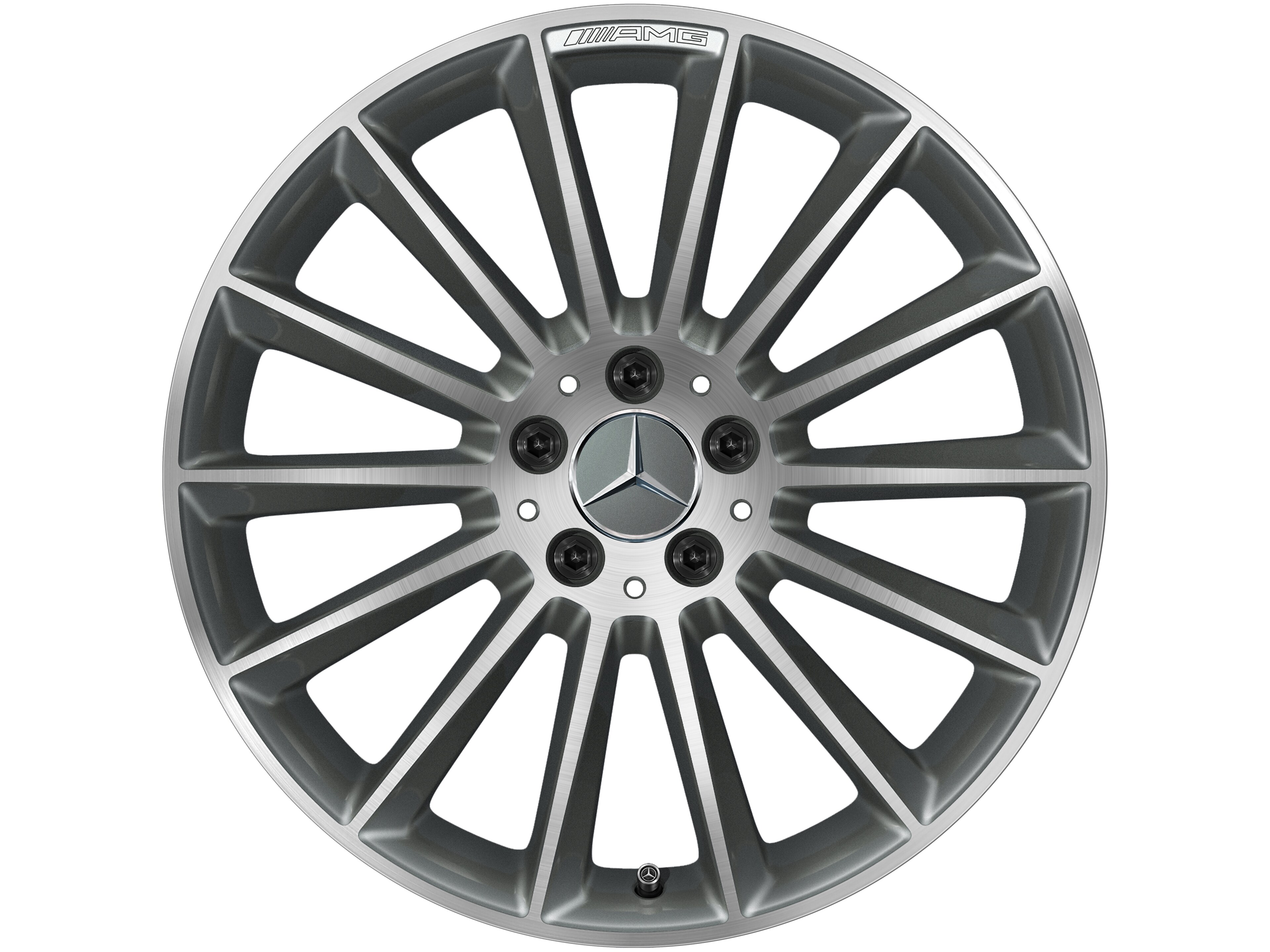 AMG Vielspeichen-Rad, 48,3 cm (19 Zoll), glanzgedr