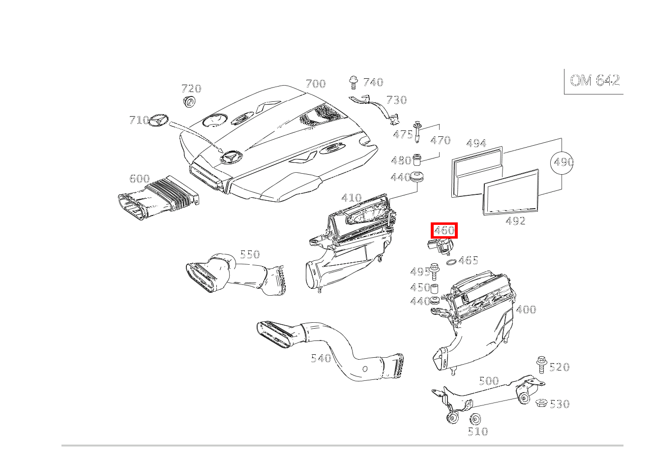 Drucksensor LUFTFILTERGEHAEUSE LINKS GLS 350 d 4MATIC 166 Drucksensor LUFTFILTERGEHAEUSE LINKS GLS 350 d 4MATIC 166