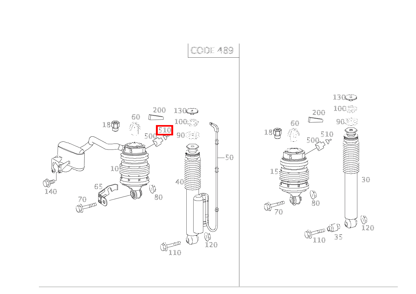 Kontaktbuchse 0.5-0.75 MM2 MQS ELA E 280 CDI T-Modell 213