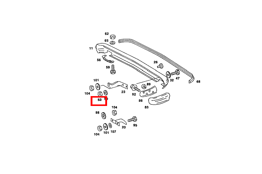 Sechskantmutter M8 230 TE 123