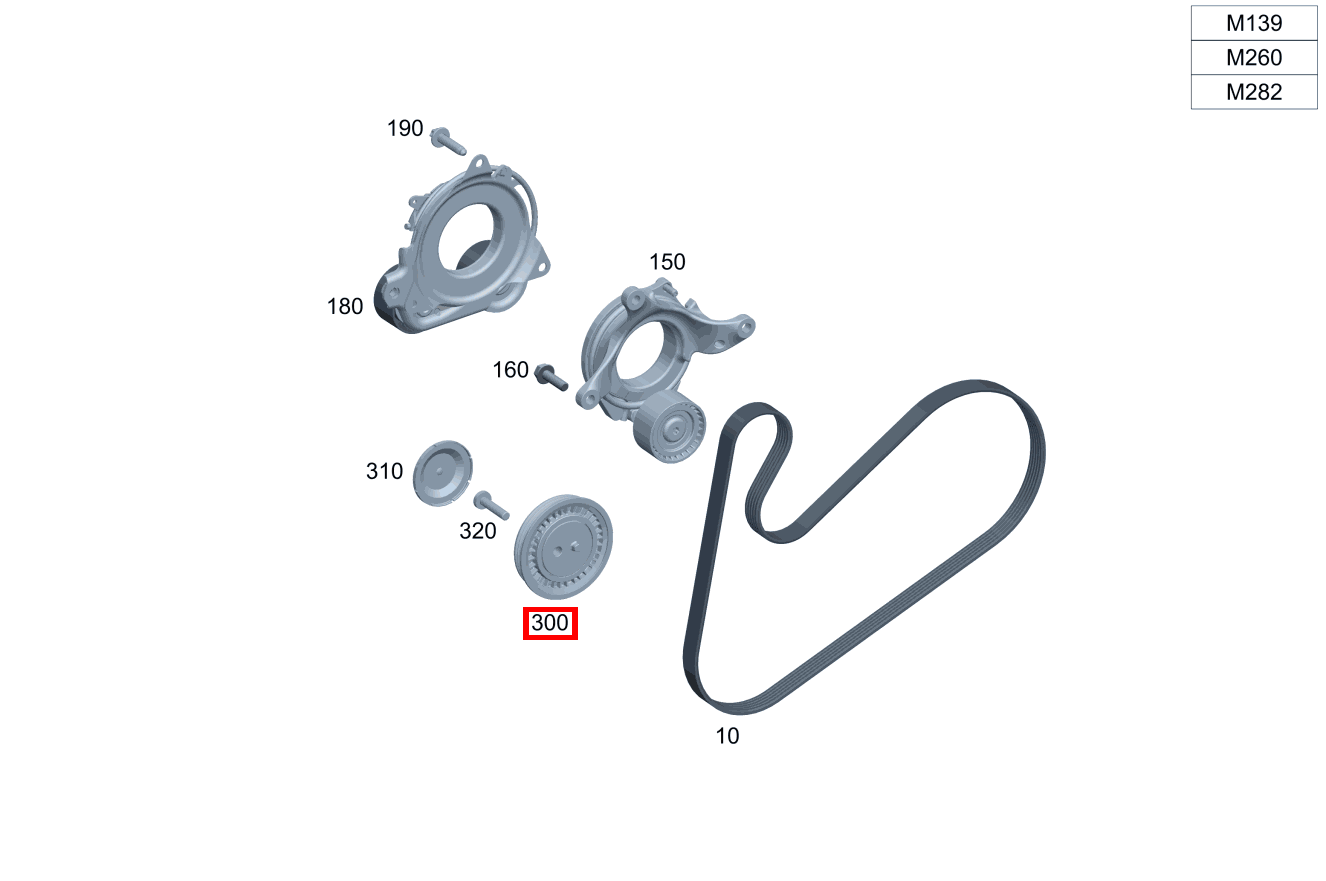 RIEMENSPANNROLLE GLA 250 e 247 RIEMENSPANNROLLE GLA 250 e 247