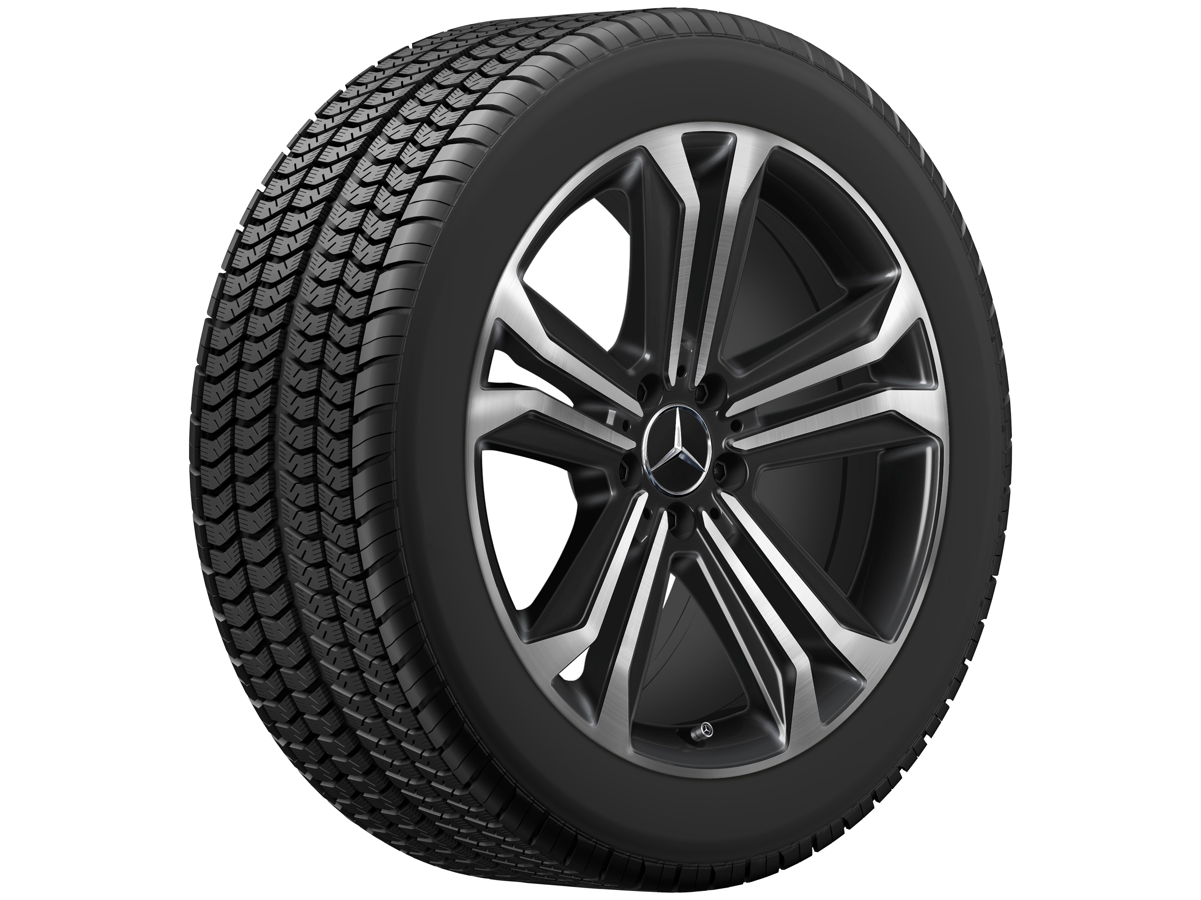 5-Doppelspeichen-Rad, 48,3 cm (19 Zoll), glanzgedr