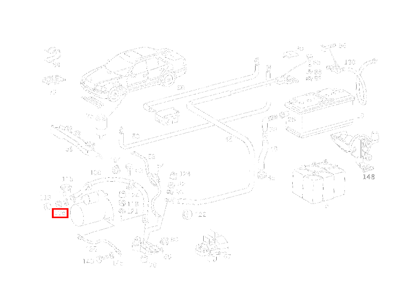 Sechskantmutter LEITUNG AN STARTER KLEMME 30; M8-10 C 200 CDI Limousine 202