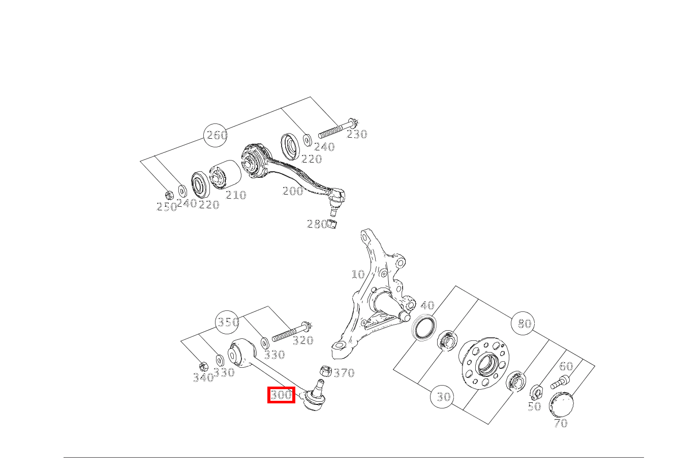 Querstrebe RECHTS E 350 d Cabriolet 253