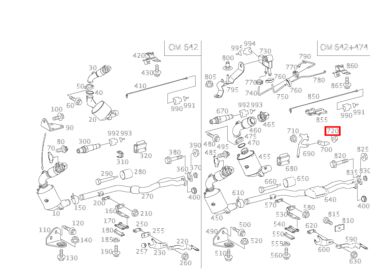 Mutter LASCHE AN HALTER; M6 E280CDI SONDERAUFB 211