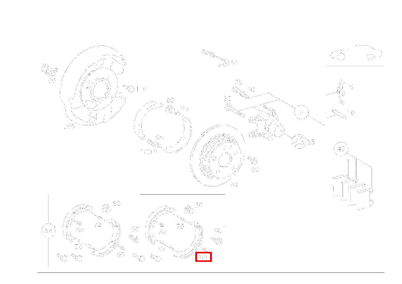 Zugfeder BREMSBACKEN AN ABDECKBLECH SL 600 Roadster mit Automatik 129