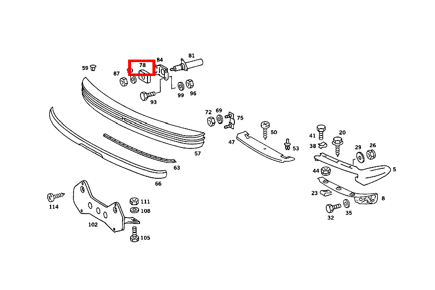 Lager VORN 300 TDT 123