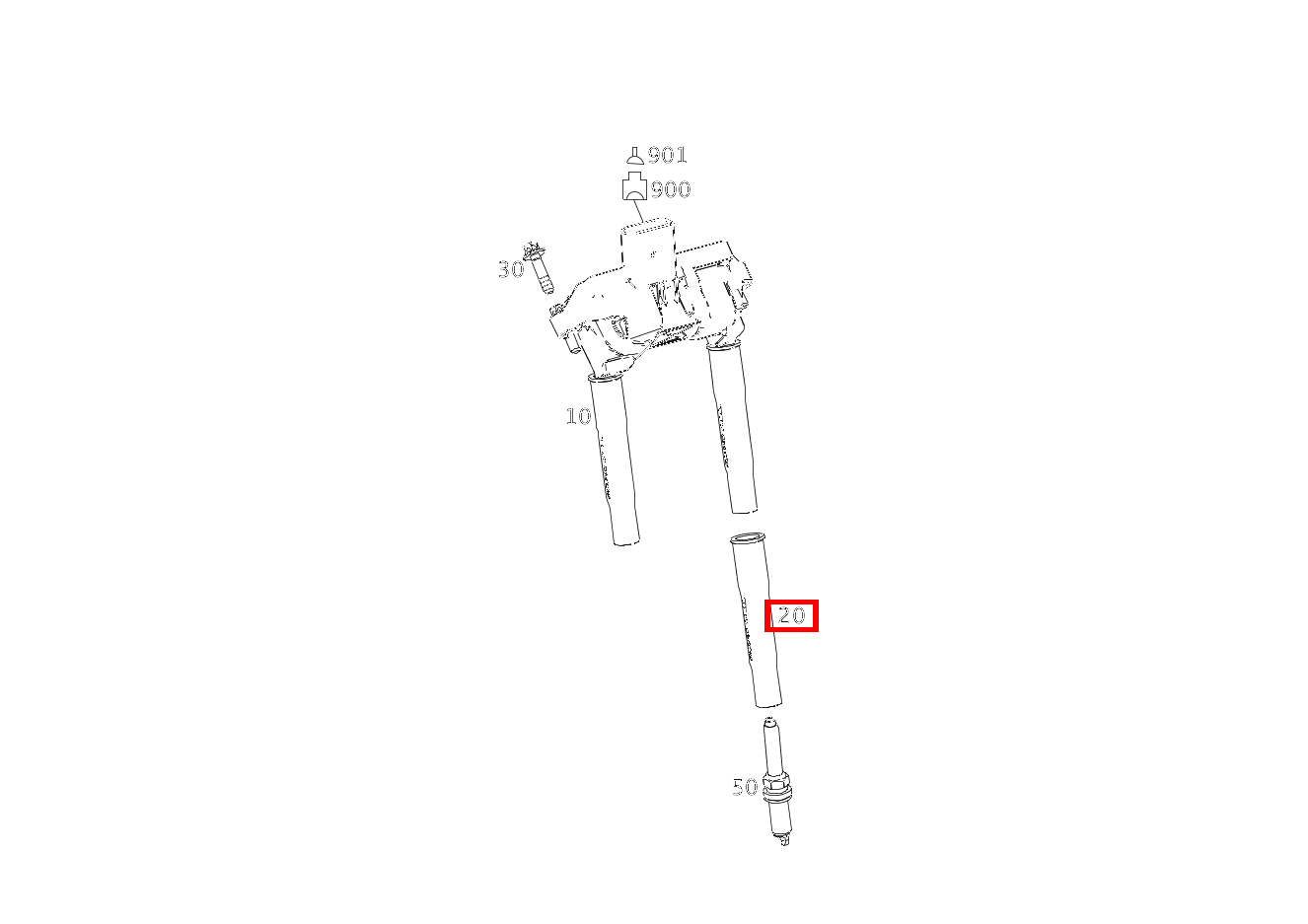 VERBINDUNGSSTECKER Zündspule, rechts Mercedes-AMG GT Roadster 190 VERBINDUNGSSTECKER Zündspule, rechts Mercedes-AMG GT Roadster 190