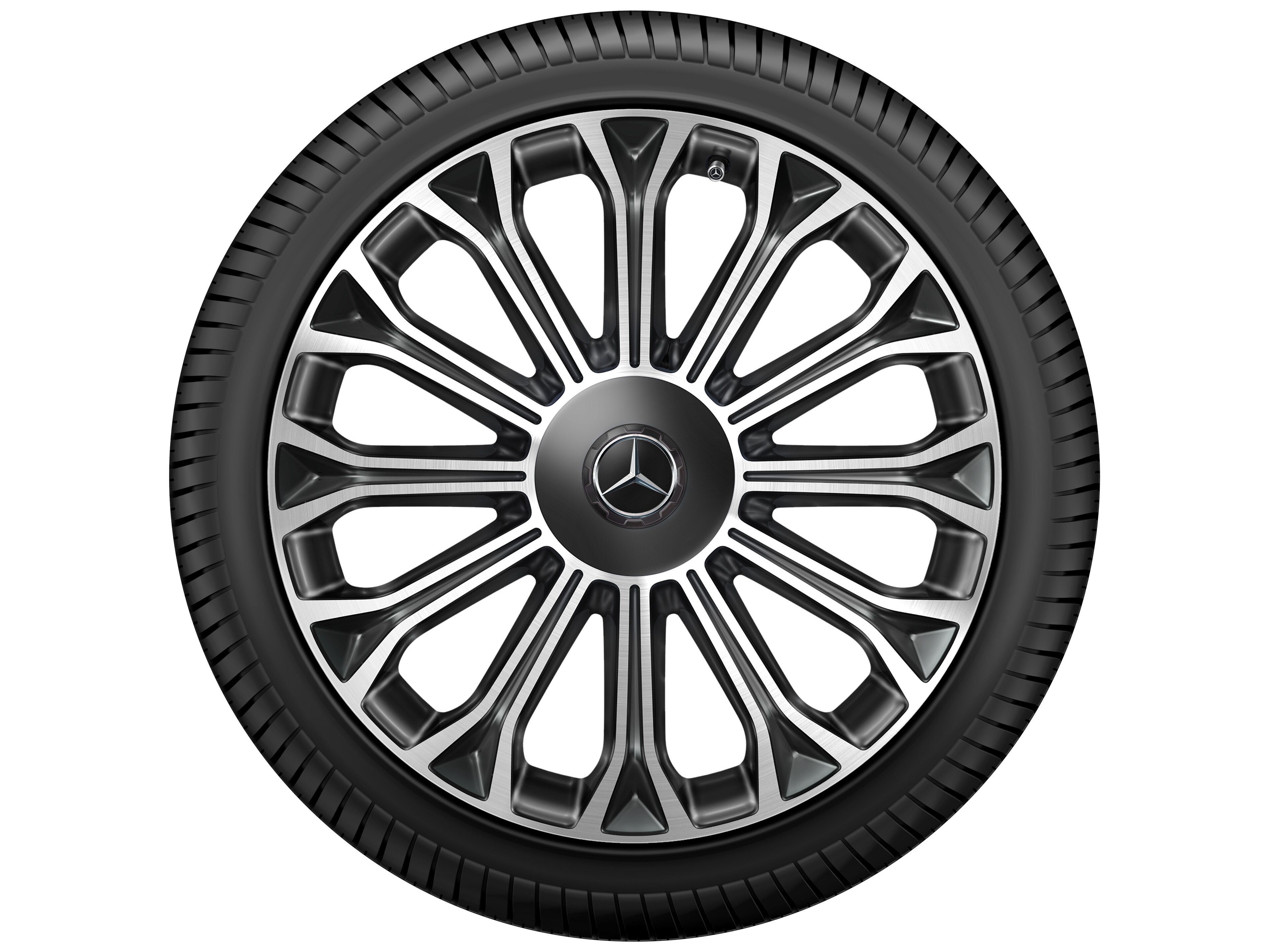 12-Speichen-Rad, 50,8 cm (20 Zoll), glanzgedr