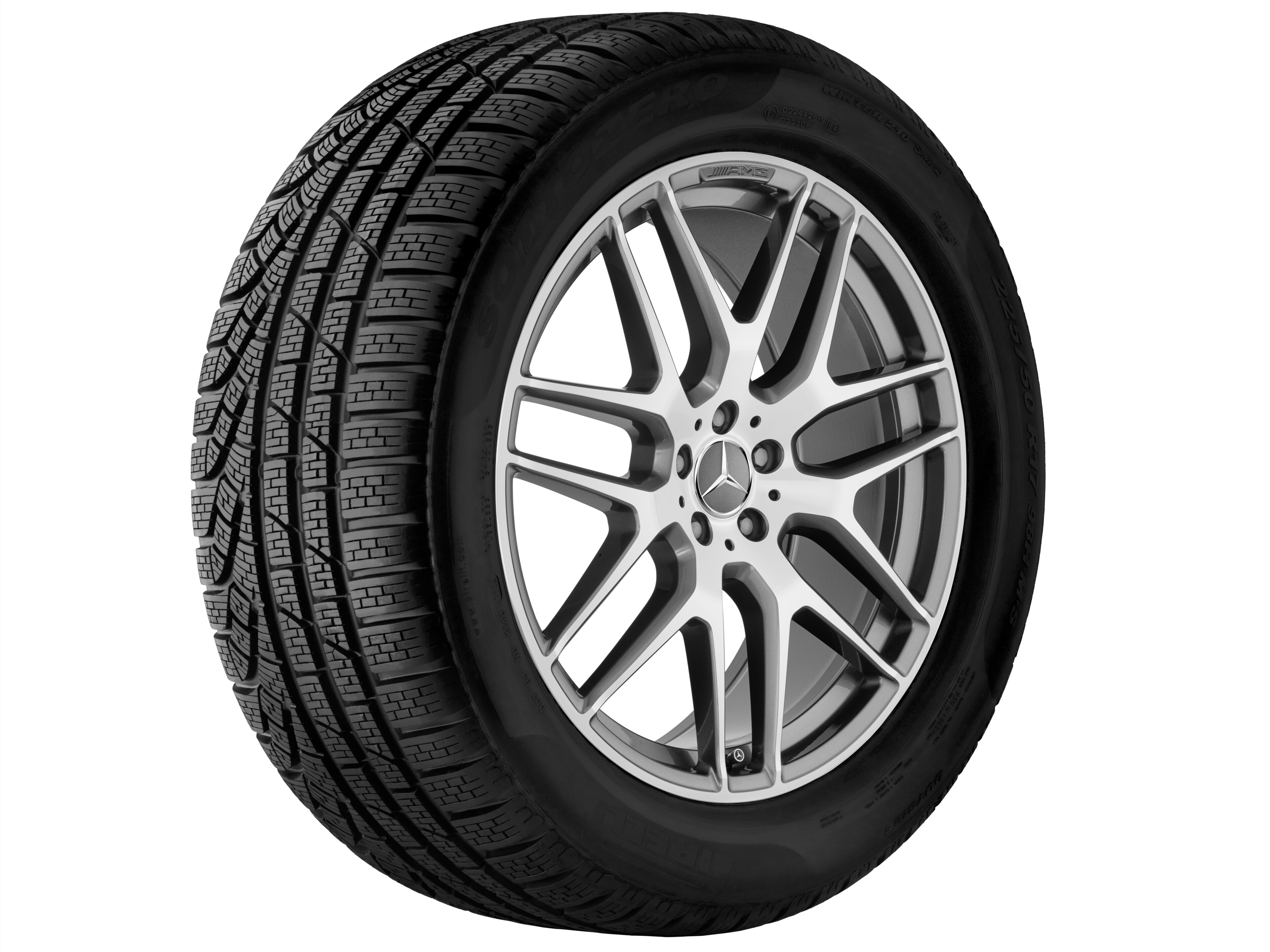 AMG Leichtmetallrad, im Kreuzspeichen-Design