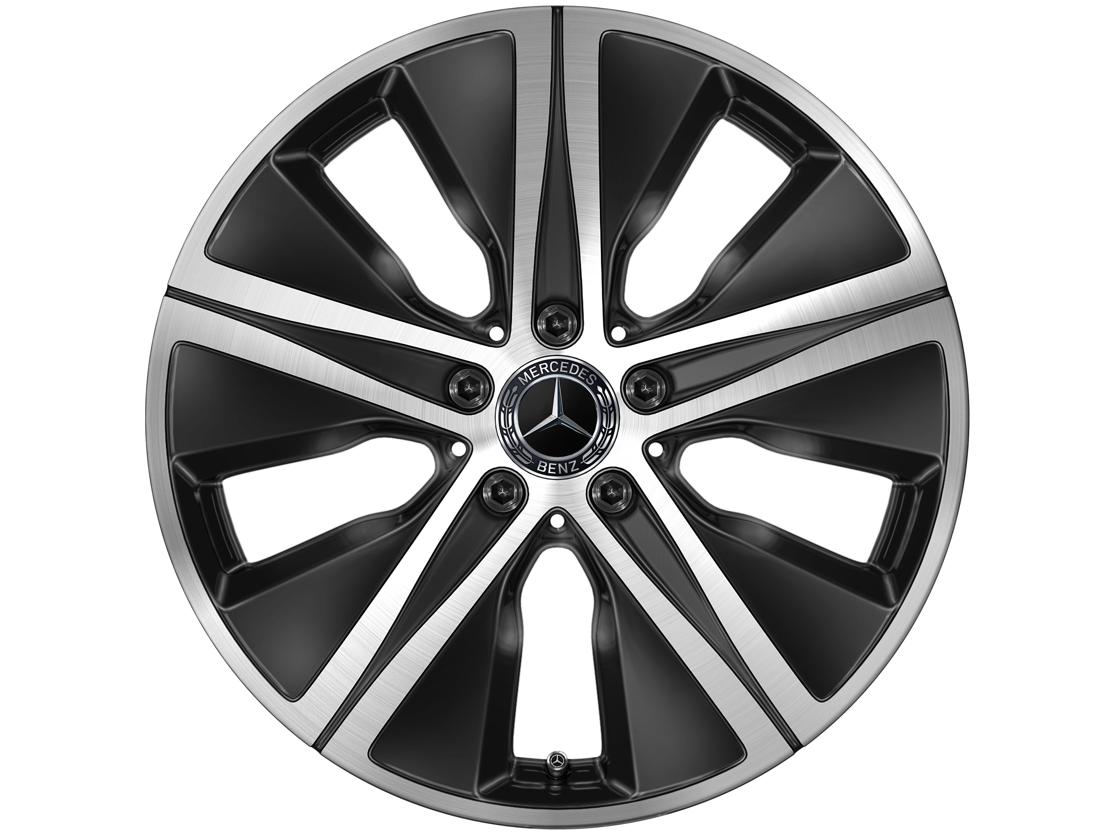 5-Loch-Rad, Aero, 45,7 cm (18 Zoll), glanzged