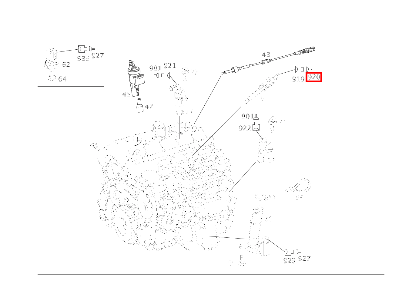 Kontaktbuchse 0.35-4.0 MM2 RK4 CLC 220 CDI Sportcoupé RL 203