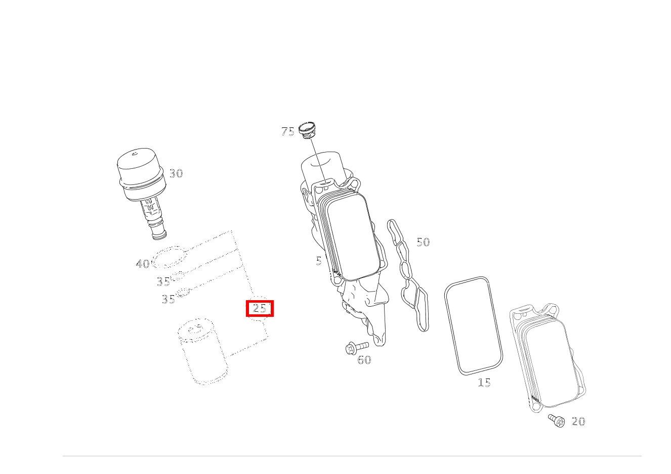 Teilesatz Filtereinsatz GL 500 4MATIC Off-Roader 164 Teilesatz Filtereinsatz GL 500 4MATIC Off-Roader 164