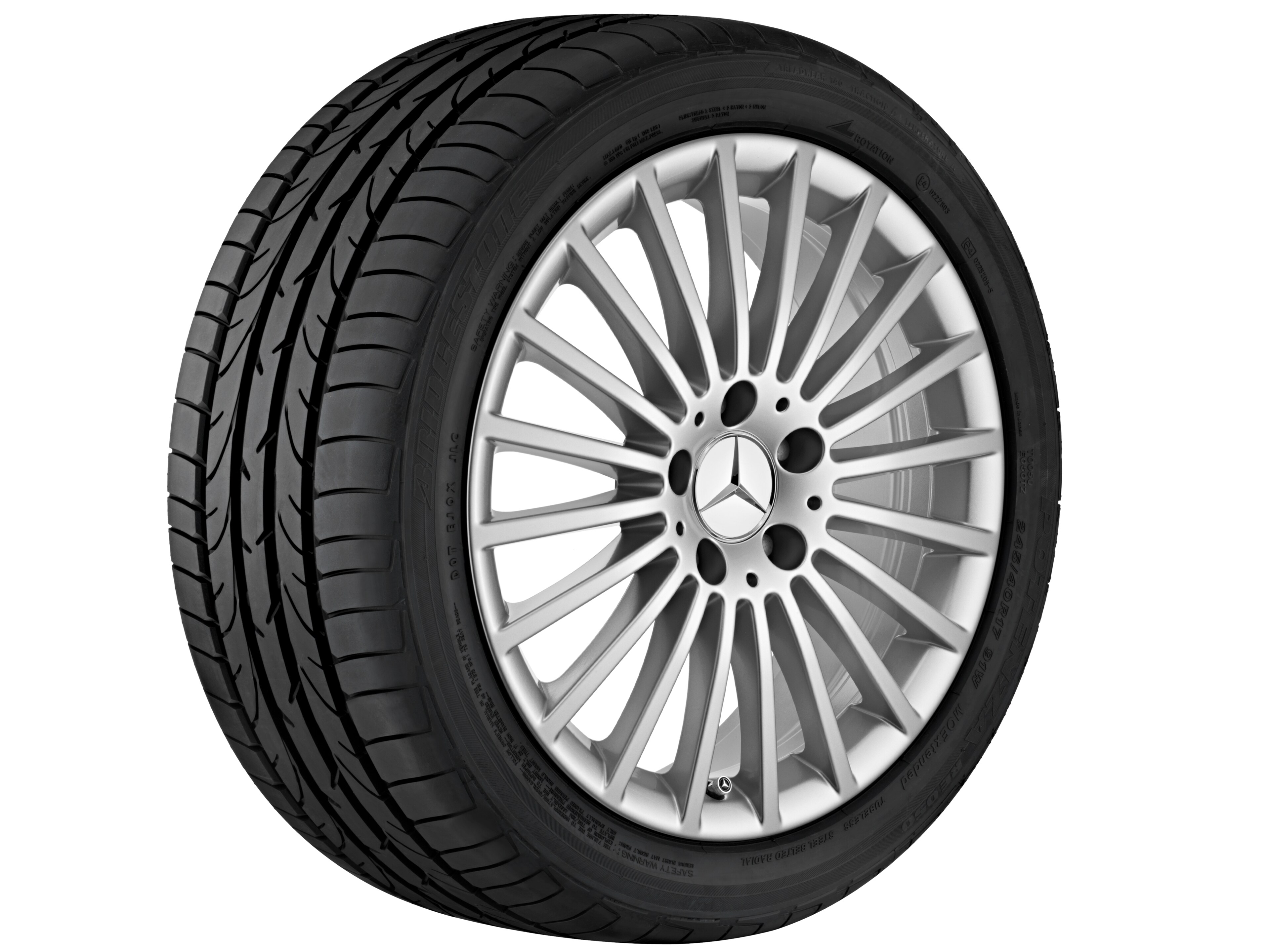 Mercedes-Benz - MB Vielspeichen-Rad, 43,2 cm (17 Zoll) MB Vielspeichen-Rad, 43,2 cm (17 Zoll)