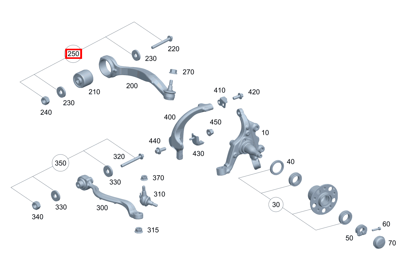 TEILESATZ STELLSCHRAUBE NUR FUER EINSTELLARBEITEN E 350 4MATIC Limousine BCA 212