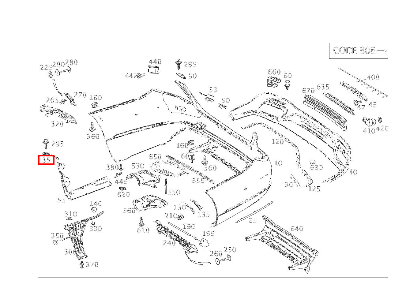 Befestigungsklammer Befestigung Halter S500 L 4M 222