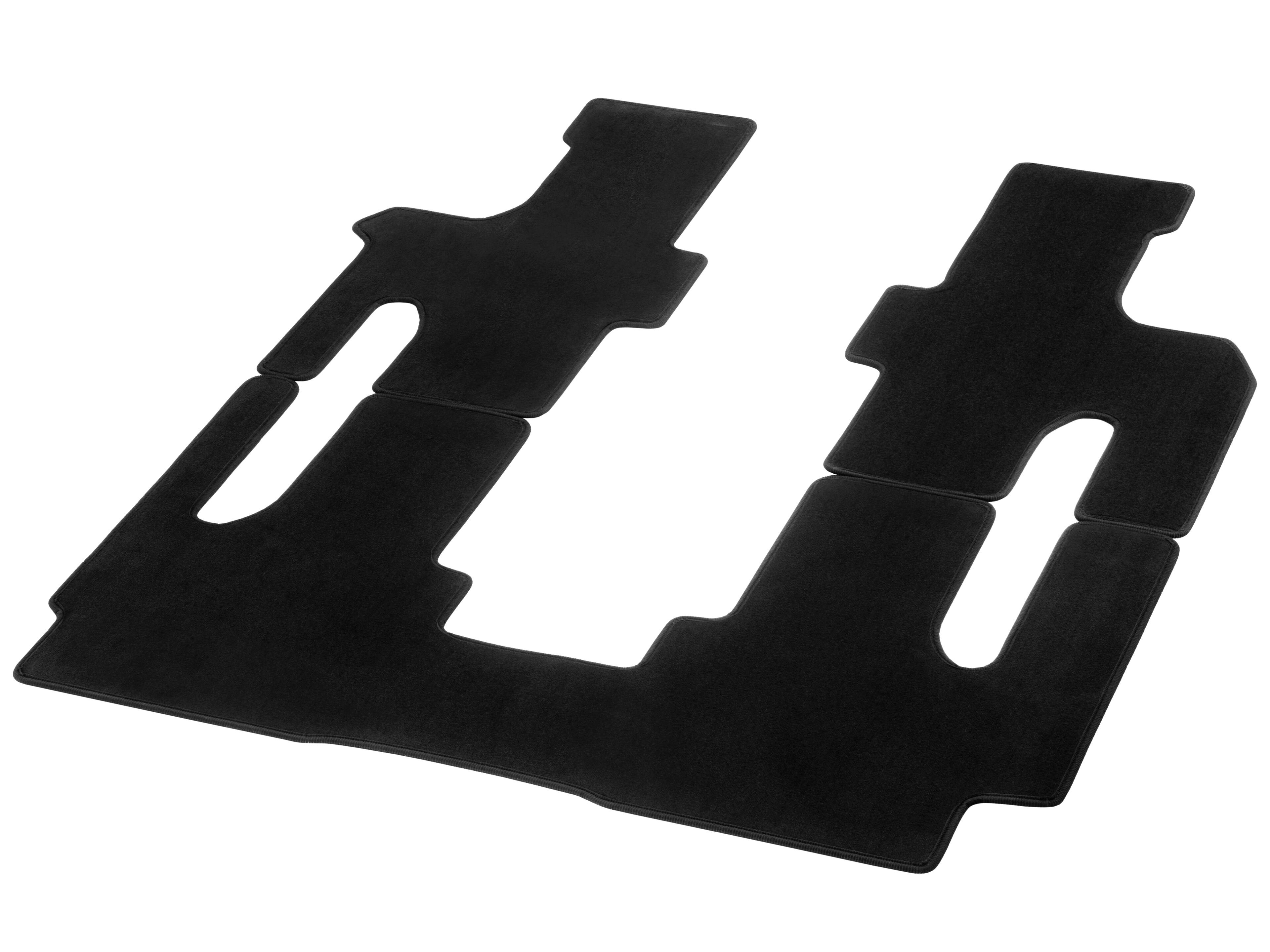 Mercedes-Benz - Veloursmatten, Fahrgastraum, mit Doppelschien Veloursmatten, Fahrgastraum, mit Doppelschien