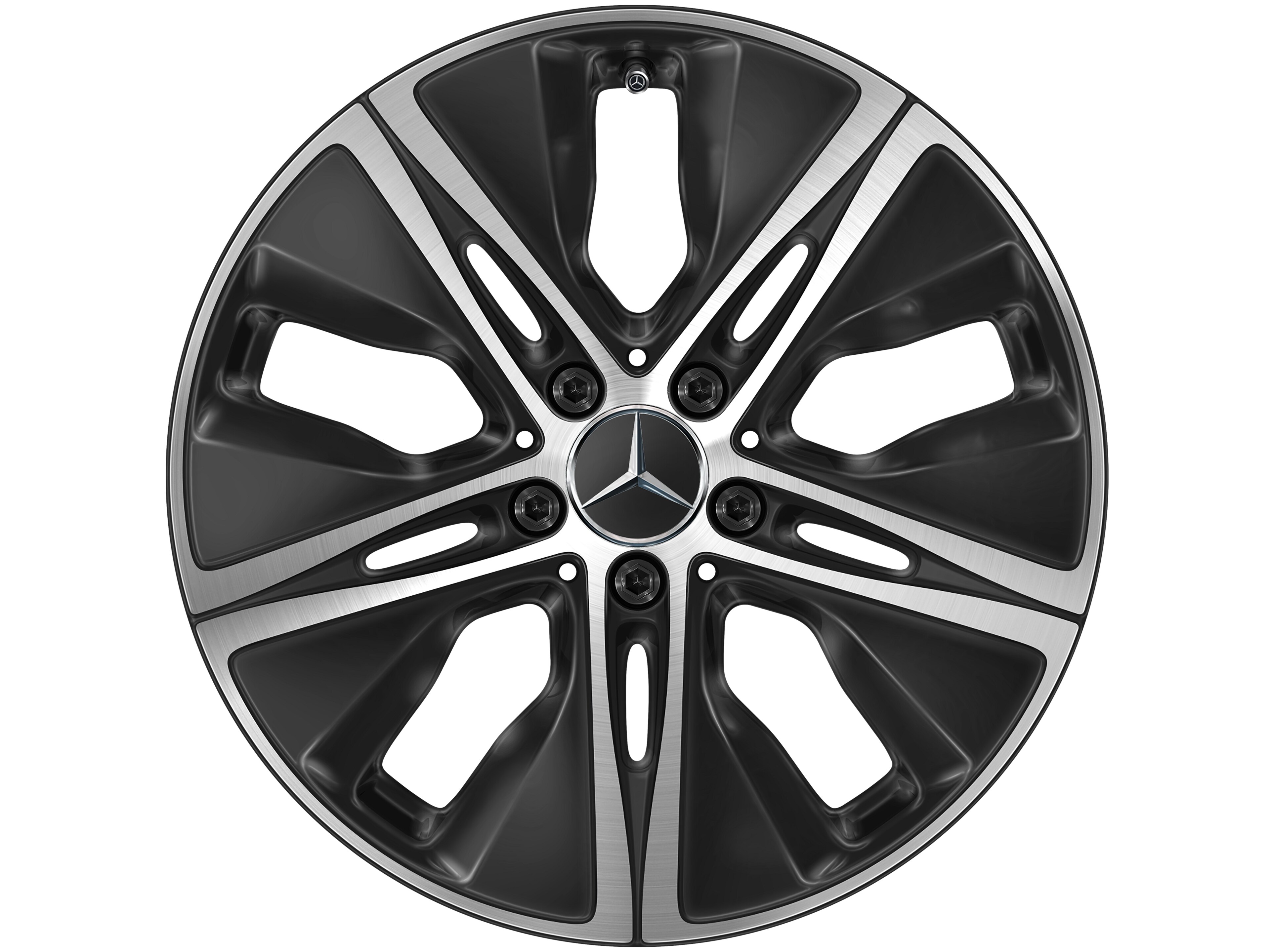 5-Loch-Rad, 45,7 cm (18 Zoll), glanzgedreht