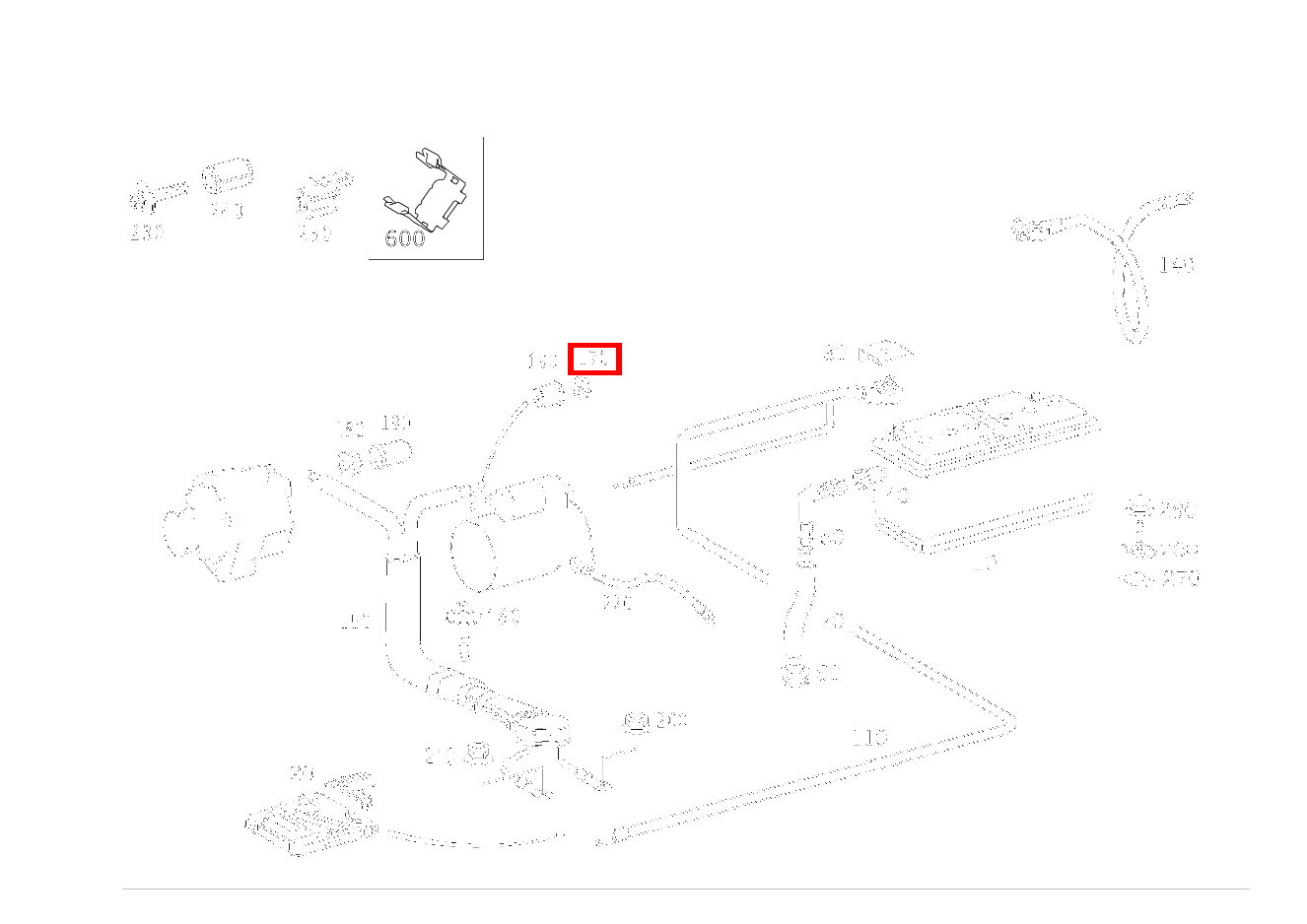 Mutter LEITUNG AN STARTER KLEMME 50; M6 S 350 L 4-MATIC 220