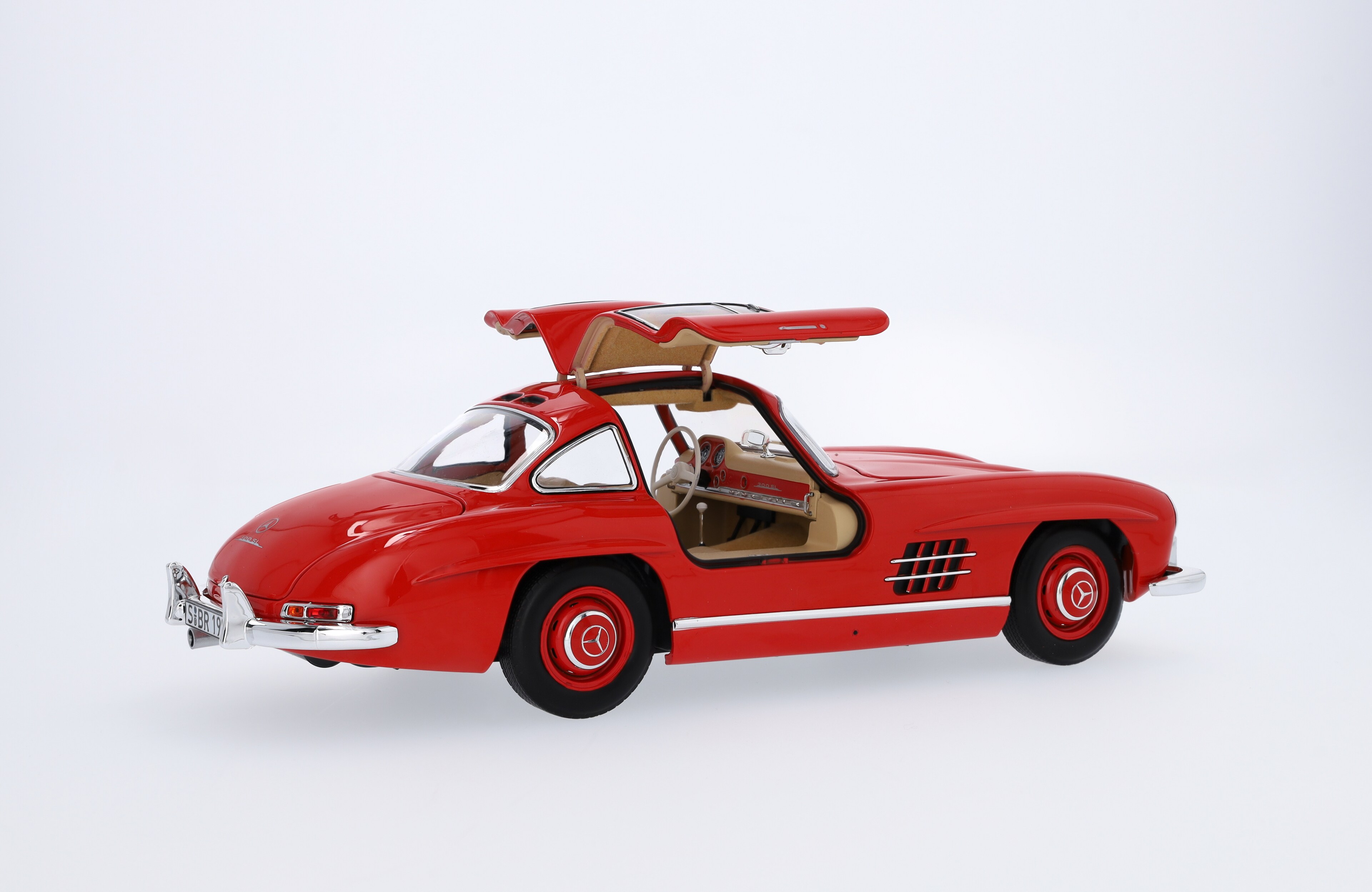 300 SL Coupé (1954-1963) W 198 feuerwehrrot, Norev, 1:18