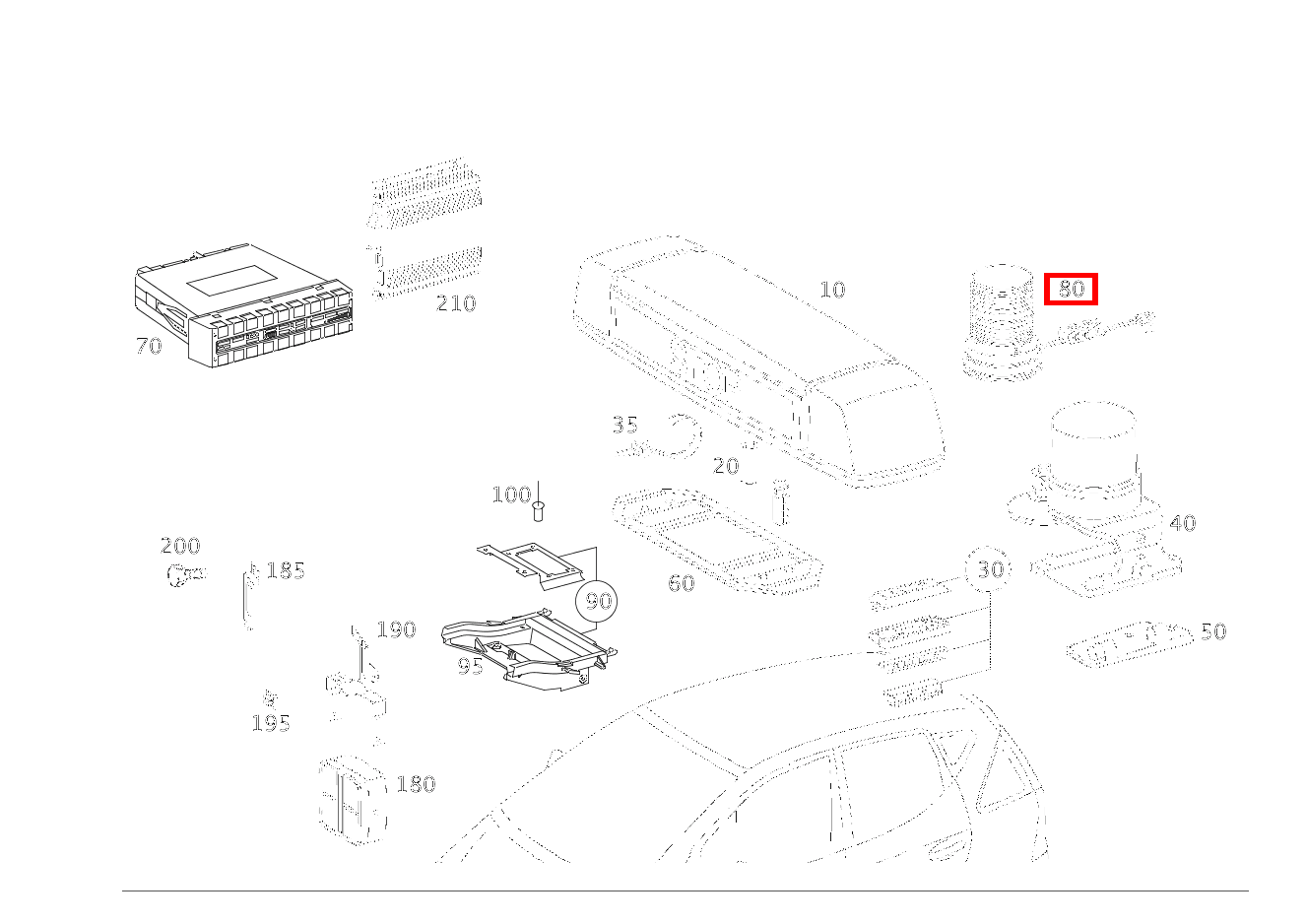 SIGNALLEUCHTE A 170 CDI Limousine 168