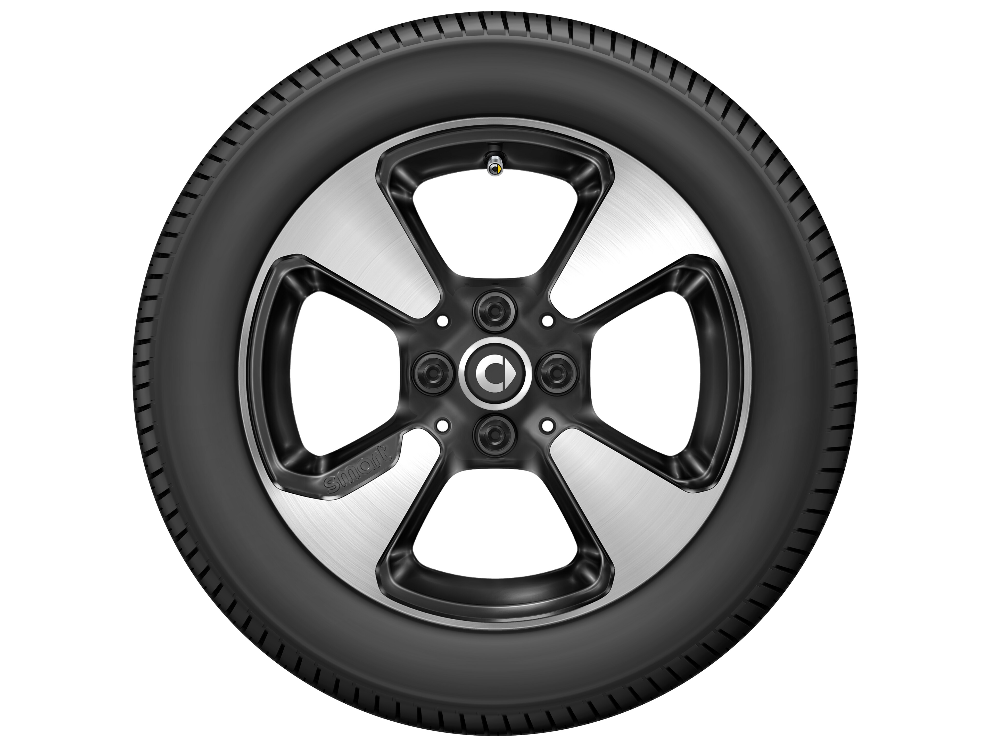 4-Speichen-Leichtmetallrad, 38,1 cm (15 Zoll)